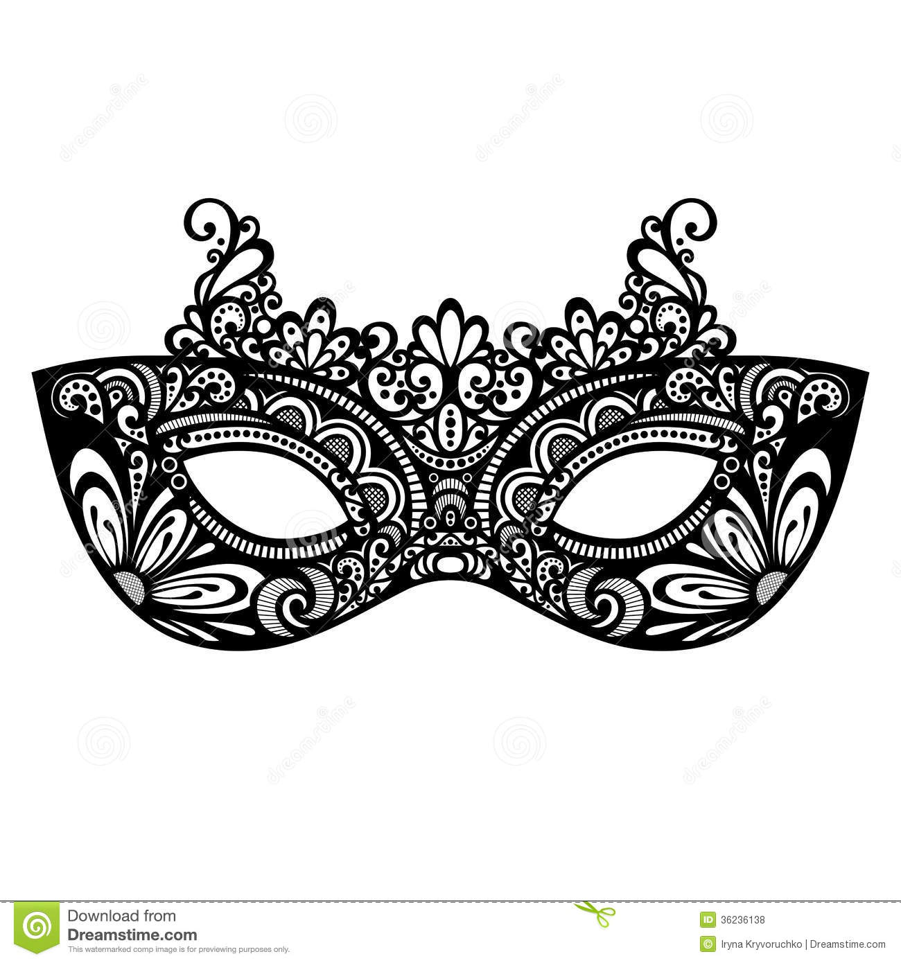 Masquerade Mask Vector