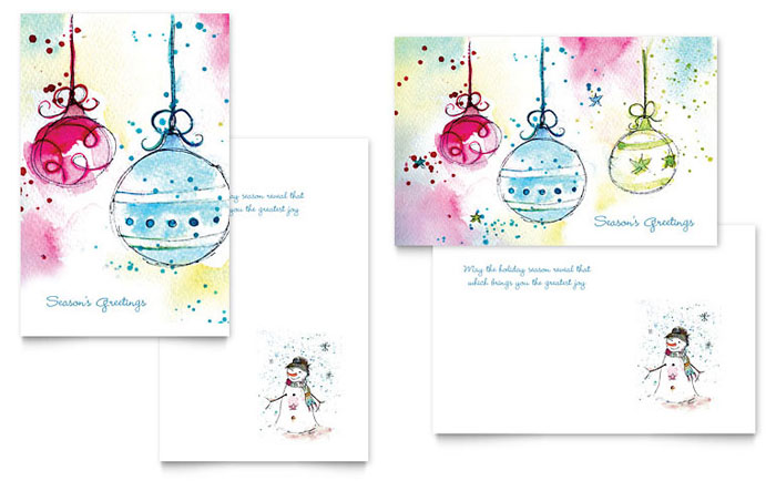 Microsoft Greeting Card Templates