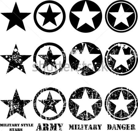 Military Star Clip Art