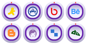 Mini Social Media Icons