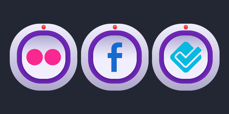 Mini Social Media Icons