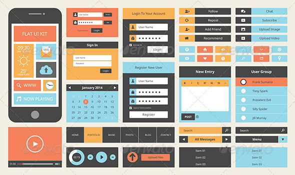 Mobile Apps User Interface Designs