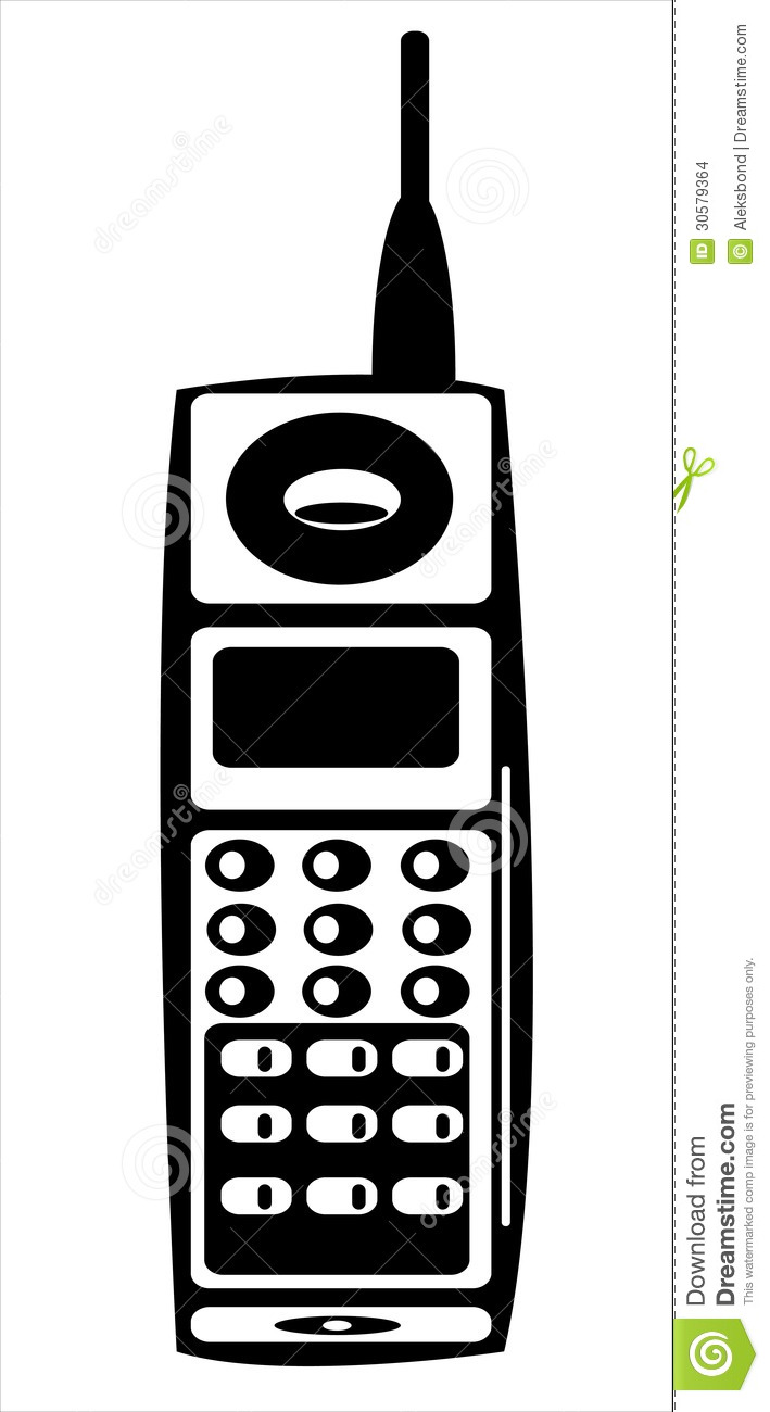 Mobile Phone White Vector