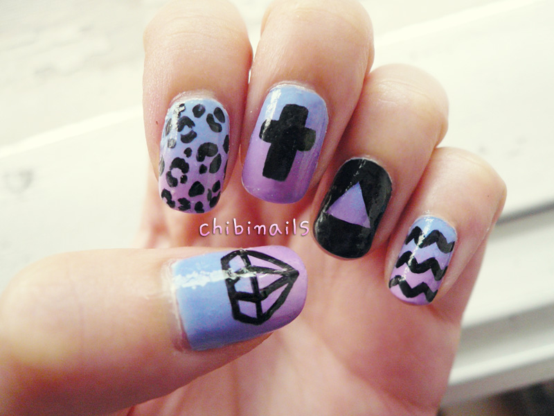 Almond Acrylic Nail Designs on Tumblr - wide 3