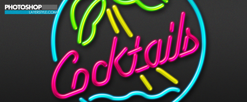 Neon Photoshop Styles