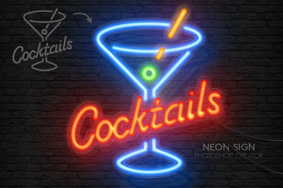 Neon Sign Photoshop