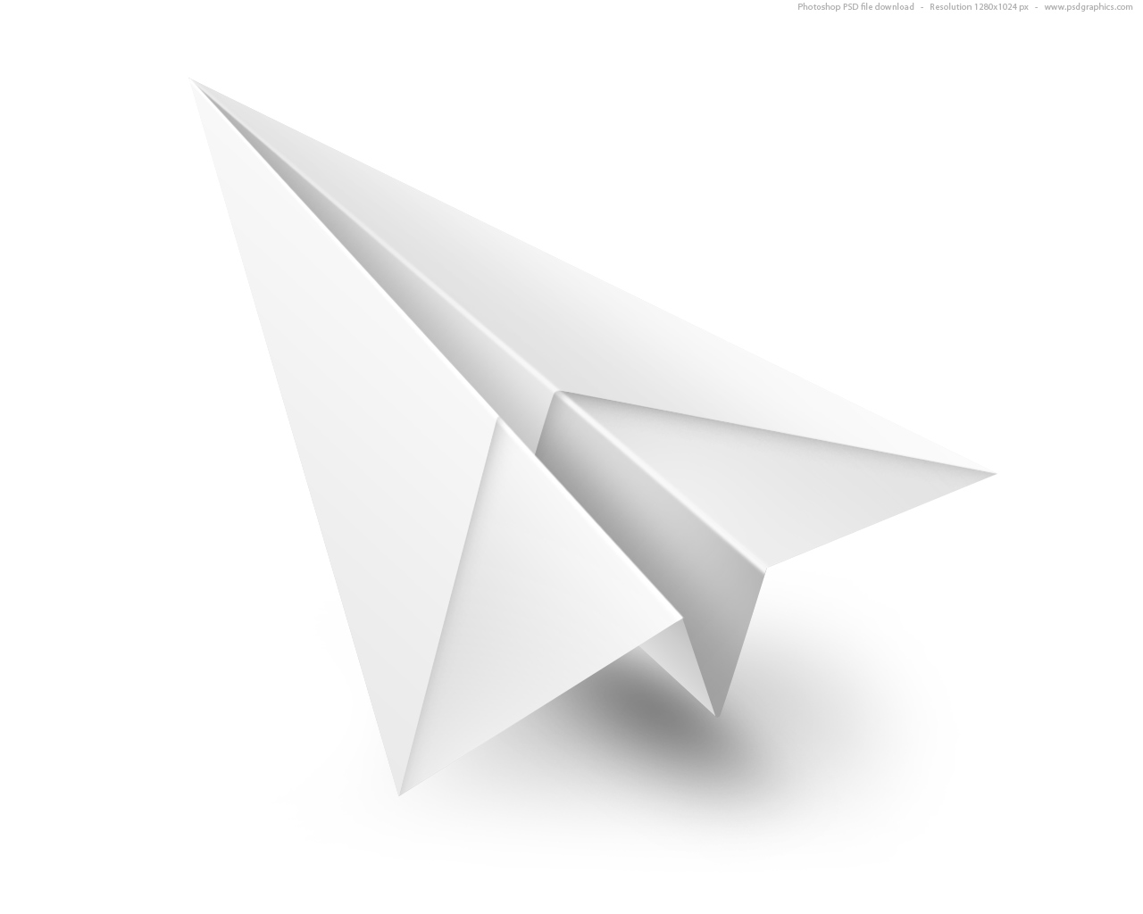 12 PSD Paper Airplanes Images