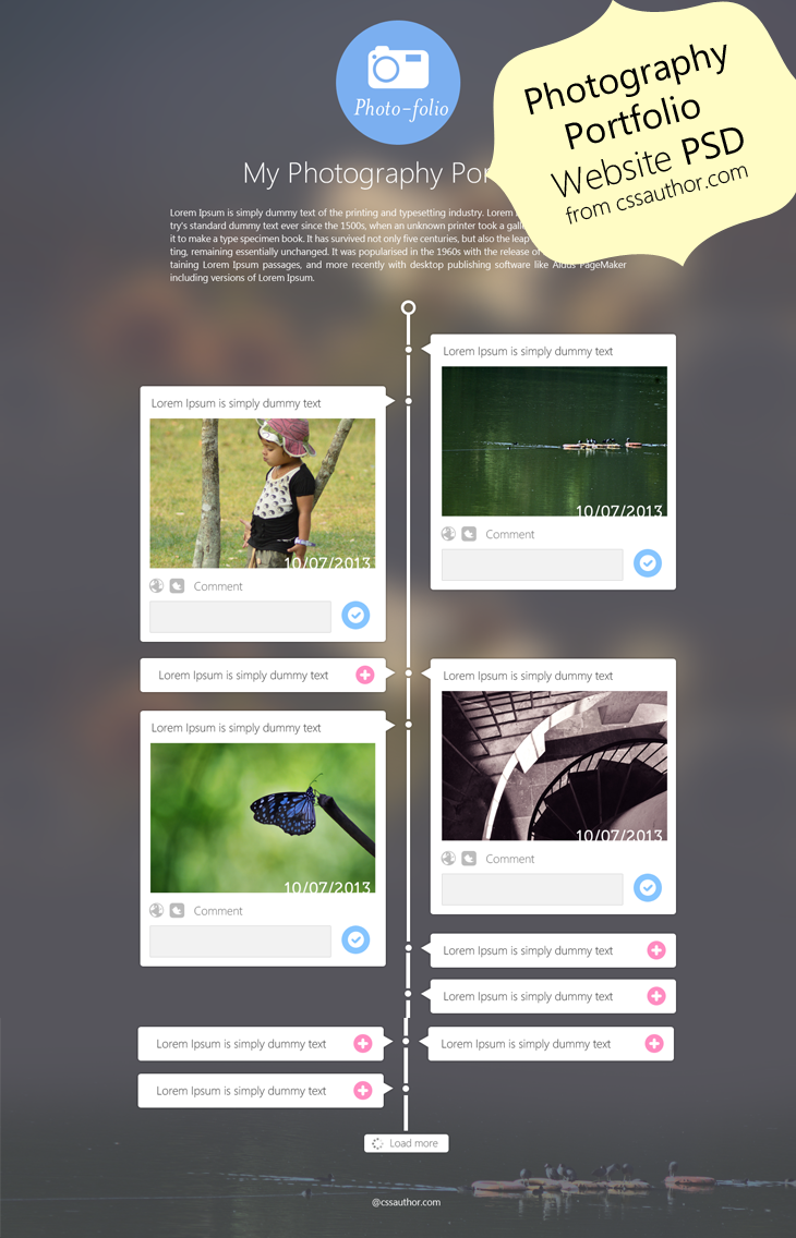 Photography Portfolio Website Templates