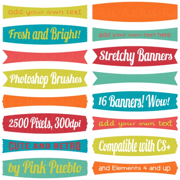 Photoshop Banner Brushes