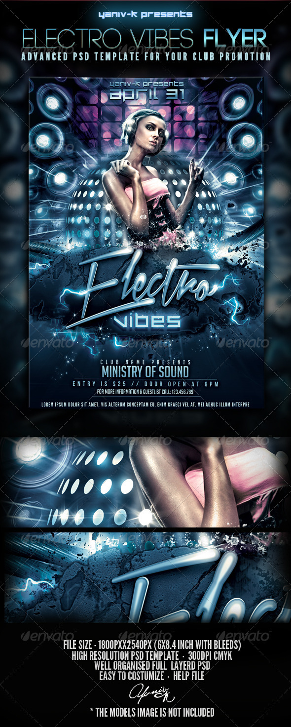Photoshop Club Flyer Templates Photoshop Club Flyer Templates