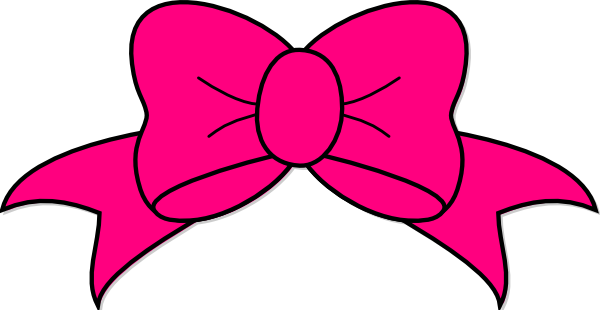 Pink Bow Clip Art