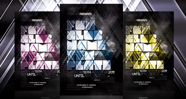 PSD Club Flyer Templates PSD Club Flyer Templates