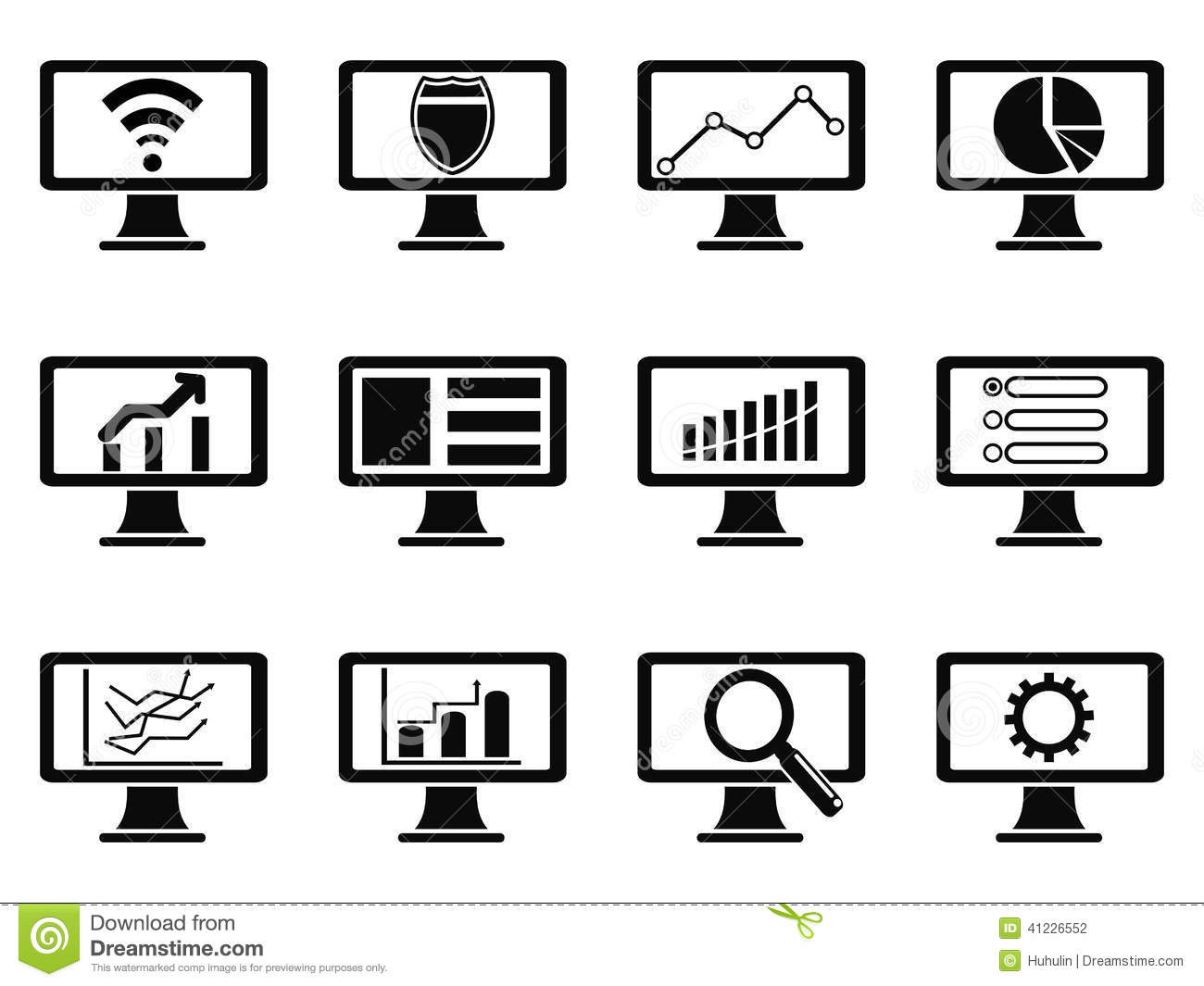 Responsive Design White Icons