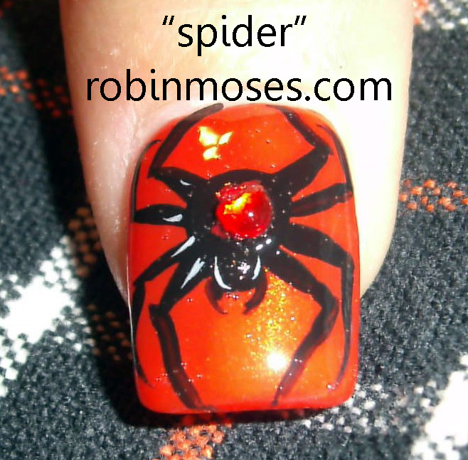 Robin Moses Halloween Nail Designs