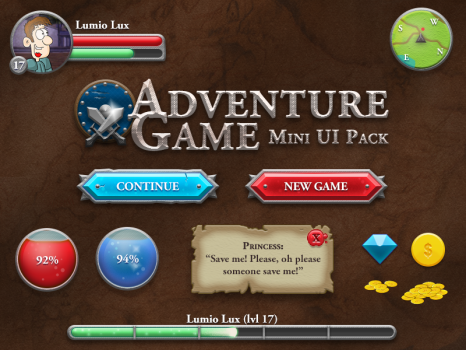 RPG Game UI