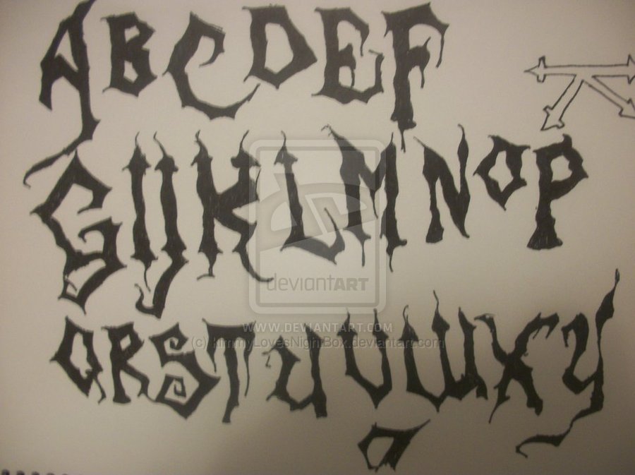 Scary Fonts Scary Fonts