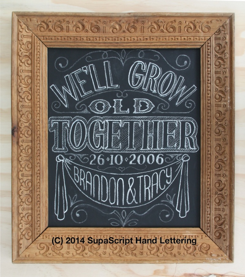 Scripture Chalk Hand Lettering