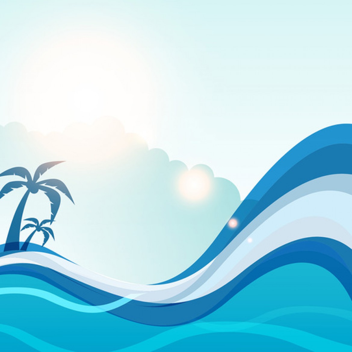 Sea Waves Vector