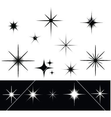 9 Vector Sparkle Star Clip Art Images