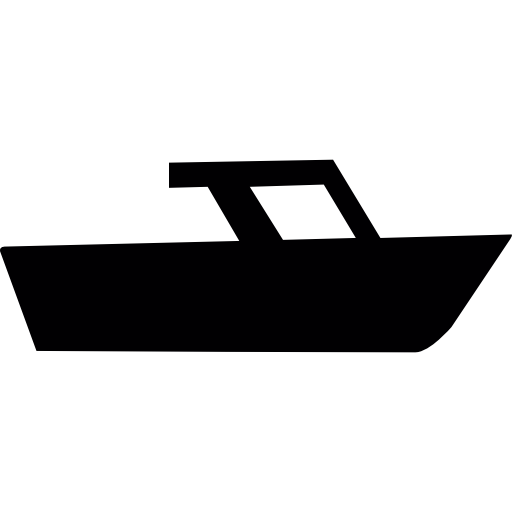 Speed Boat Silhouette