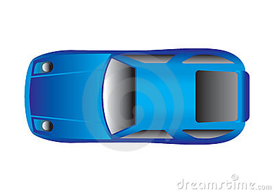 Sports Car Top View