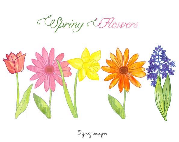 Spring Flowers Clip Art