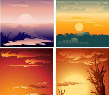 Sunrise Vector