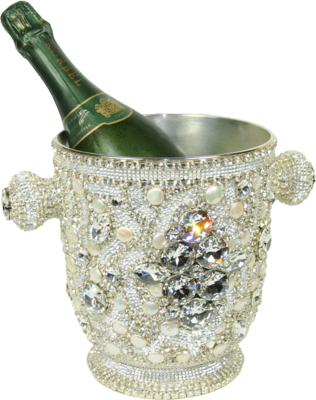 Swarovski Crystal Champagne Bucket