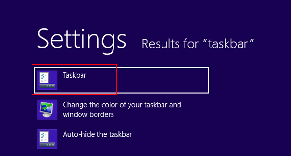 Taskbar Desktop Icon Windows 8
