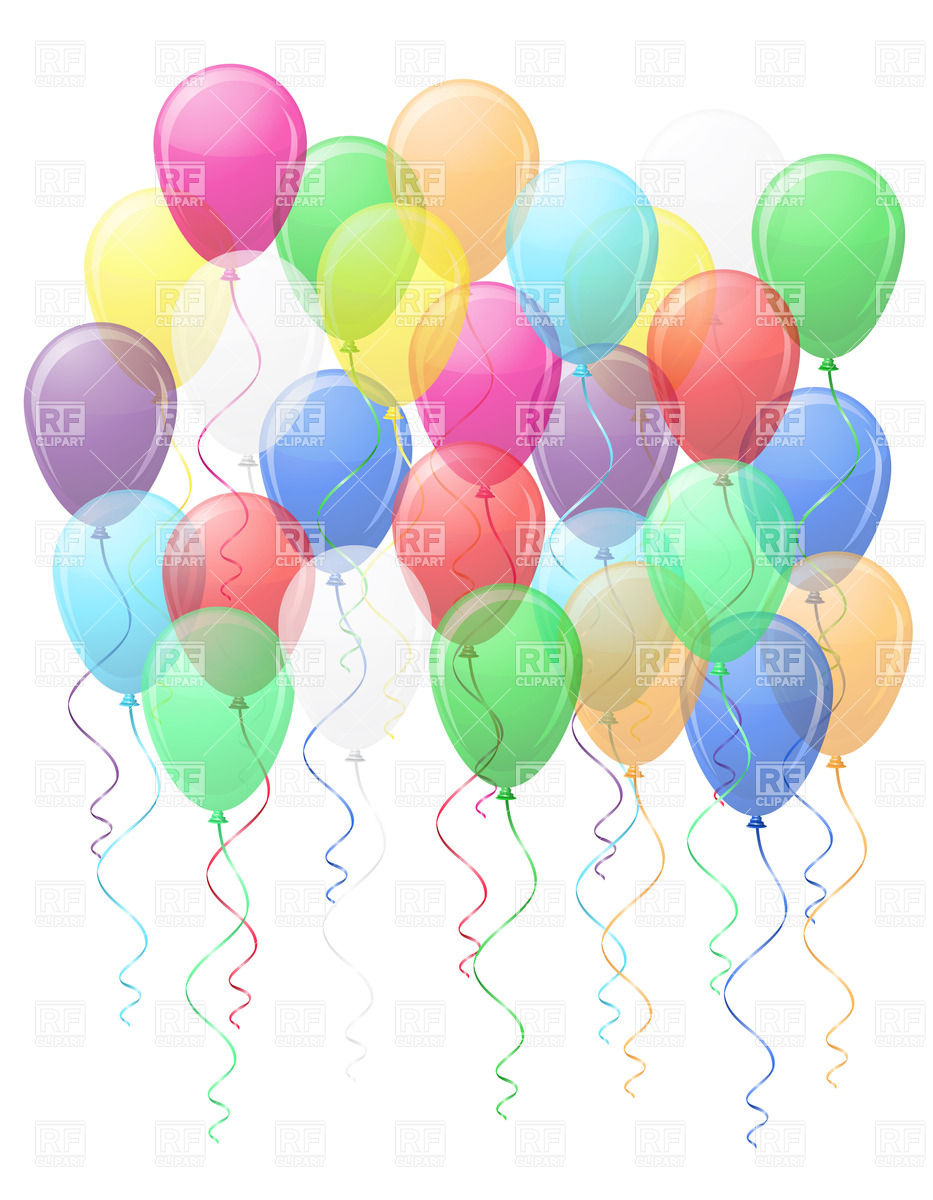 Transparent Balloons Clip Art