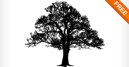 Tree Silhouette Vector Free Download