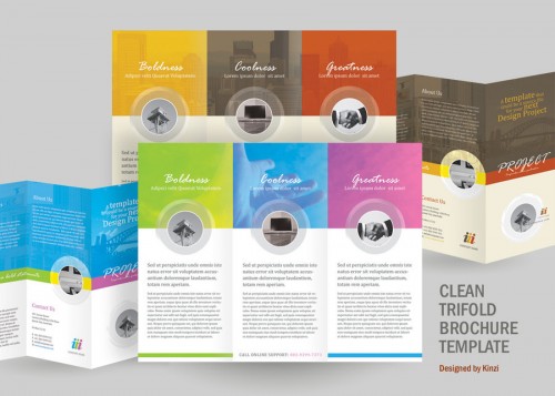 Tri-Fold Brochure Design Inspiration