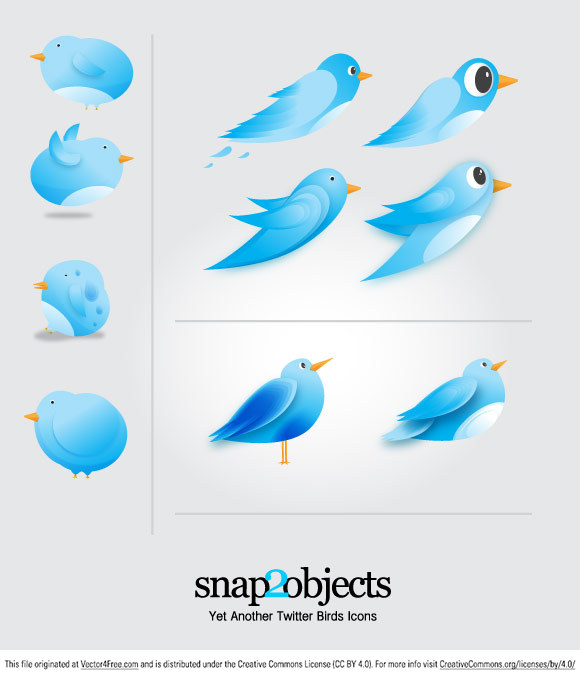 Twitter Bird Icon Vector