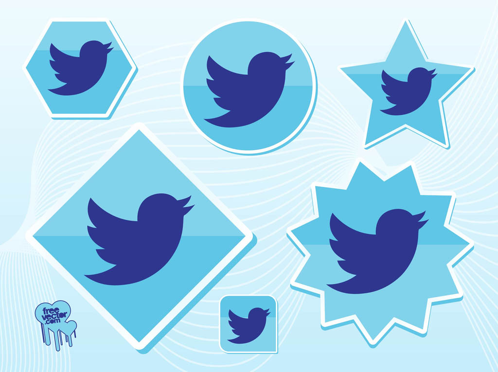 Twitter Bird Logo Vector