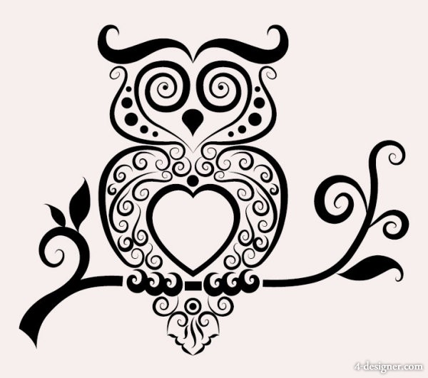 Vector Animal Patterns Owl Vector Animal Patterns Owl