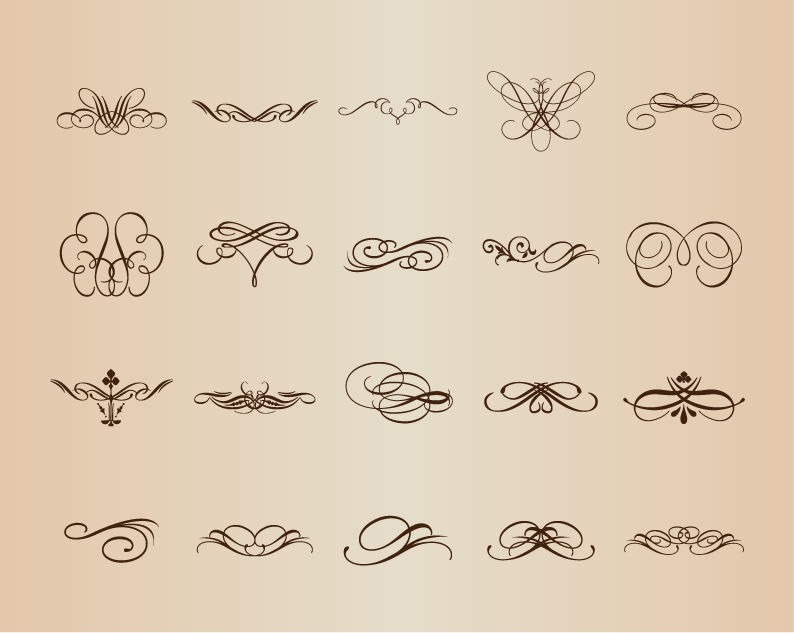 Vector Decorative Elements Vector Decorative Elements