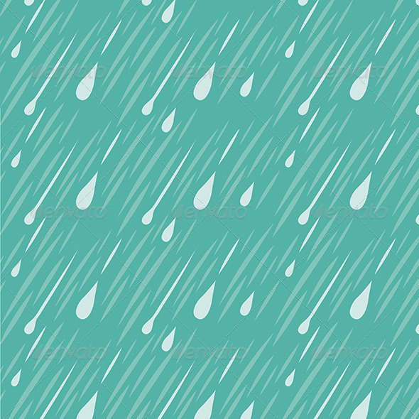 Vector Spring Rain Wallpaper