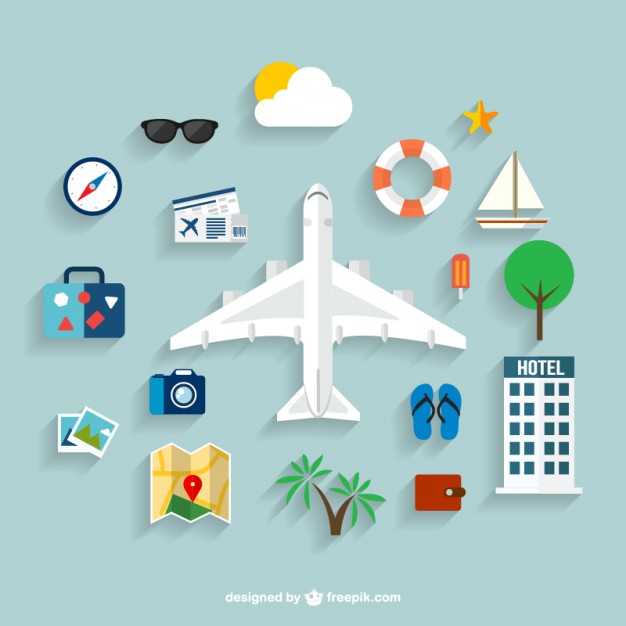 Vector Travel Icons Free Download