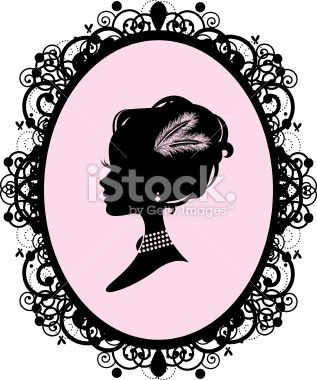 Victorian Woman Cameo