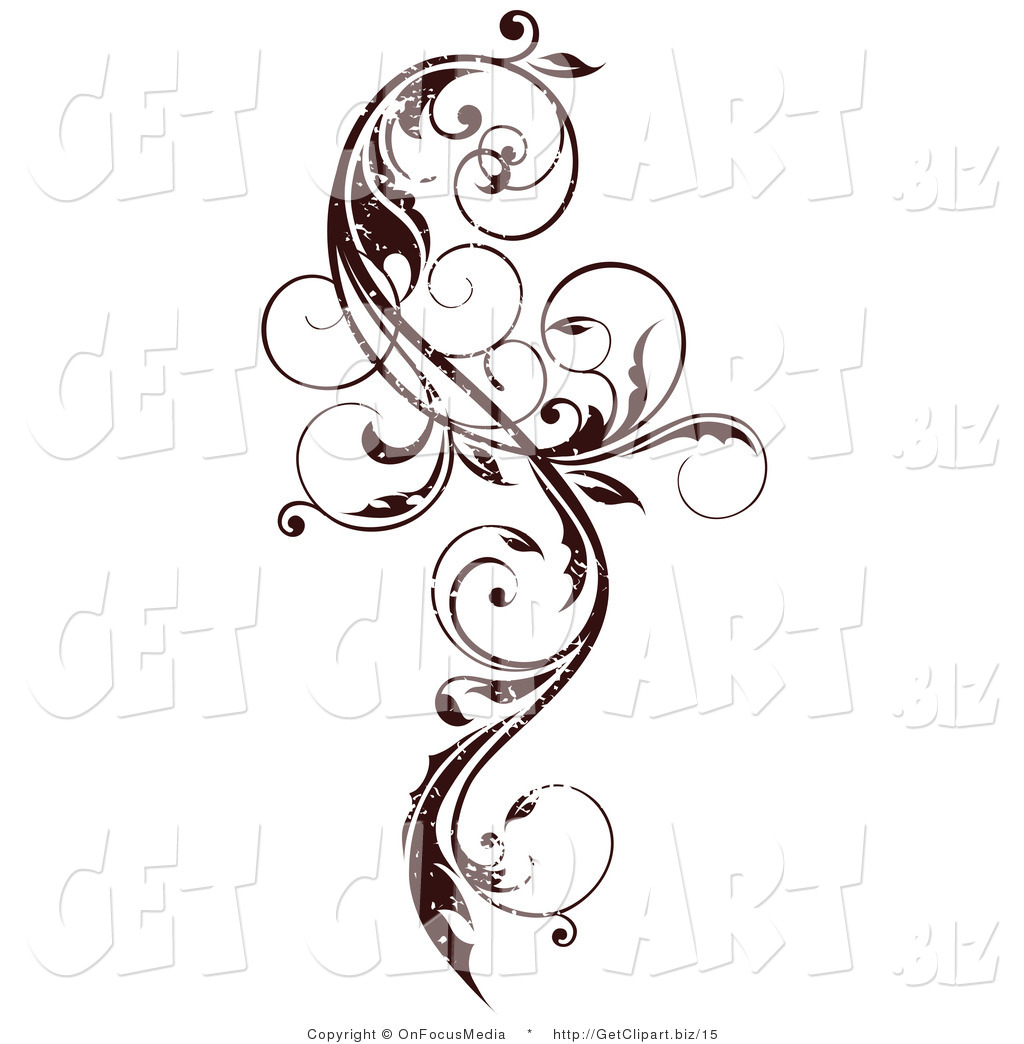 Vine Scroll Clip Art