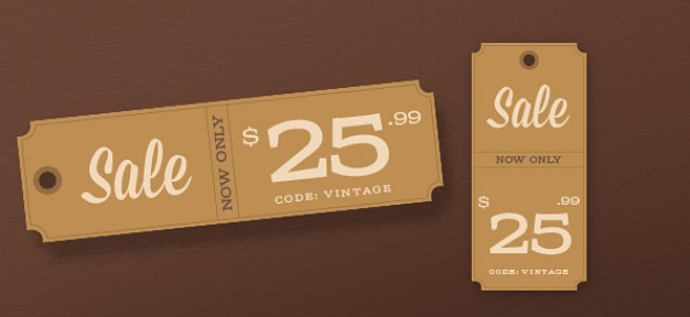 Vintage Price Tag Template