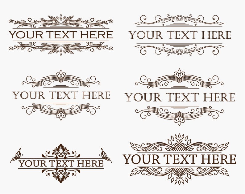 Vintage Vector Menu Design Vintage Vector Menu Design