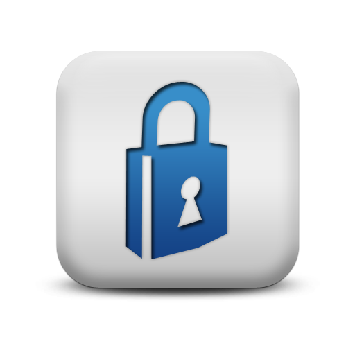 White Lock Icon