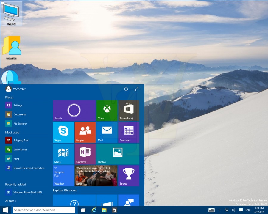 Windows 1.0 Build 10041
