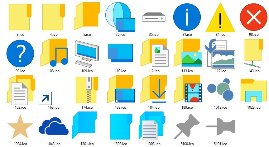 Windows 1.0 Icons