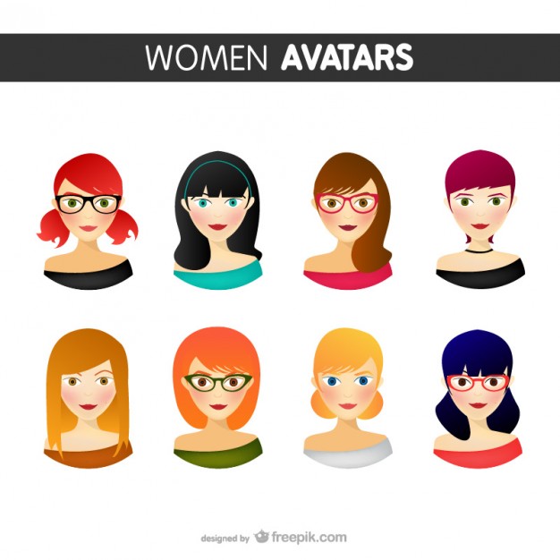Woman Profile Avatar for Free