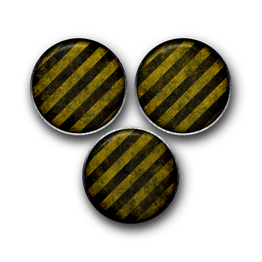 Yellow Black Grunge Social Media Icon