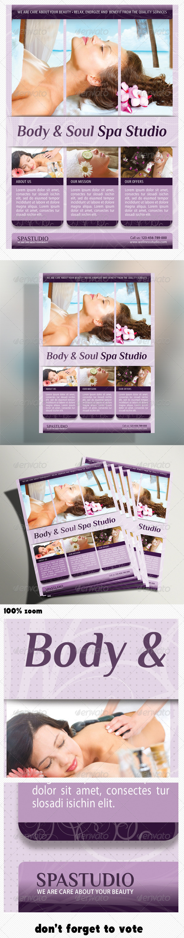 Yoga Studio Flyer Template