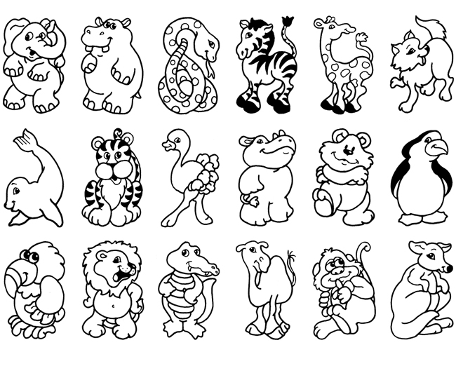 Zoo Coloring Pages - Print Zoo Coloring Pages - Print