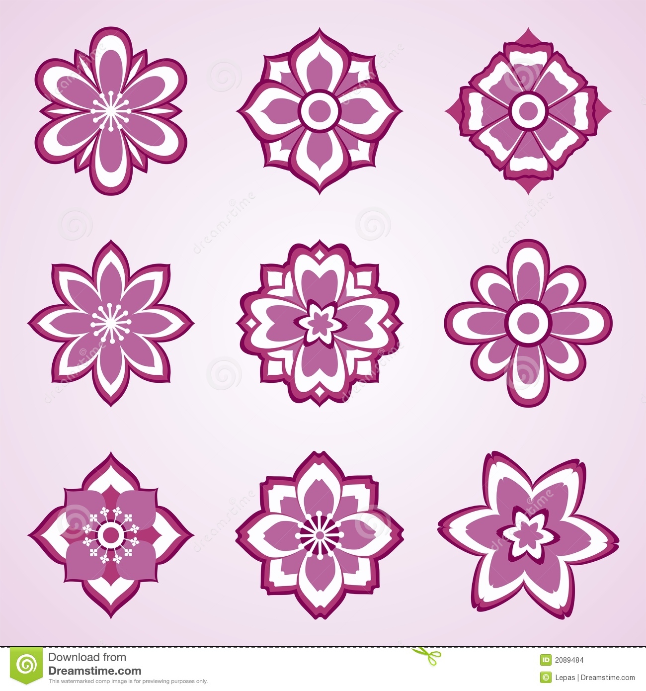 Abstract Flower Vector